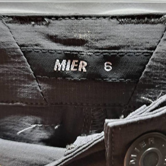 NWT Gray Mier Bi-Component Stretch Fabric knee Length Hiking Outdoor Shorts 6 - Picture 4 of 10